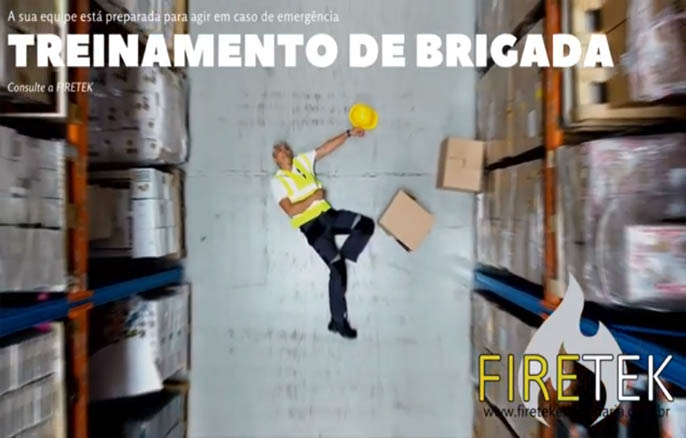 Treinamento in company de brigada de incêndio